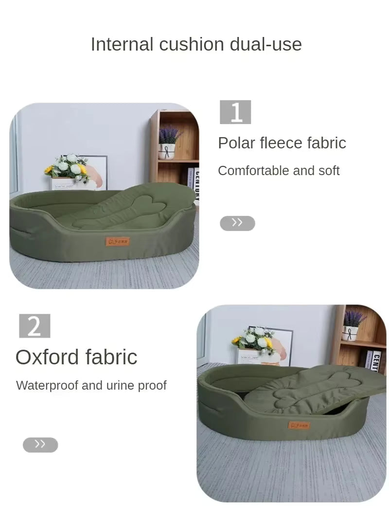 Dog Cushions Winter Pet Bed Sofa Large Dogs Fluffy Medium Blanket Pets Accessories Mat Products Puppy Supplies Cats Small Big