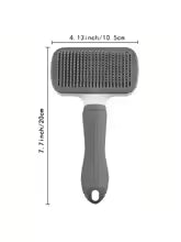 Universal Pet Detangling Brush, Massages Out Knots & Mats. 19cm, for Long/Short Hair, Soothing