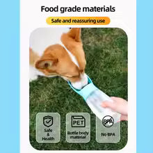 500ml Big Dog Water Bottle Portable Drinking Bowl For Small Medium Dogs Cat Travel Hiking Puppy Pet Water Dispenser Cup Labrodor