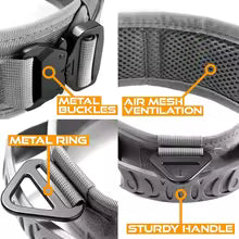 Classic Adjustable Dog Collar, Reflective Training Military Dog Collar, Nylon Heavy Duty Tactical Dog Collar, German Shepherd